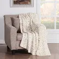 J. Queen Modern Luca Ivory Throw