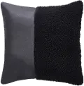 Varick 18 Black Decorative Throw Pillow