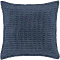 J. Queen Natural Pebble Beach Indigo Blue King Sham