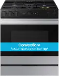 NSG6DG8500SR Samsung Bespoke Smart 6.0 Cu Ft Gas Range - Stainless Steel