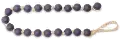 Jute and Black Glass 24 Garland