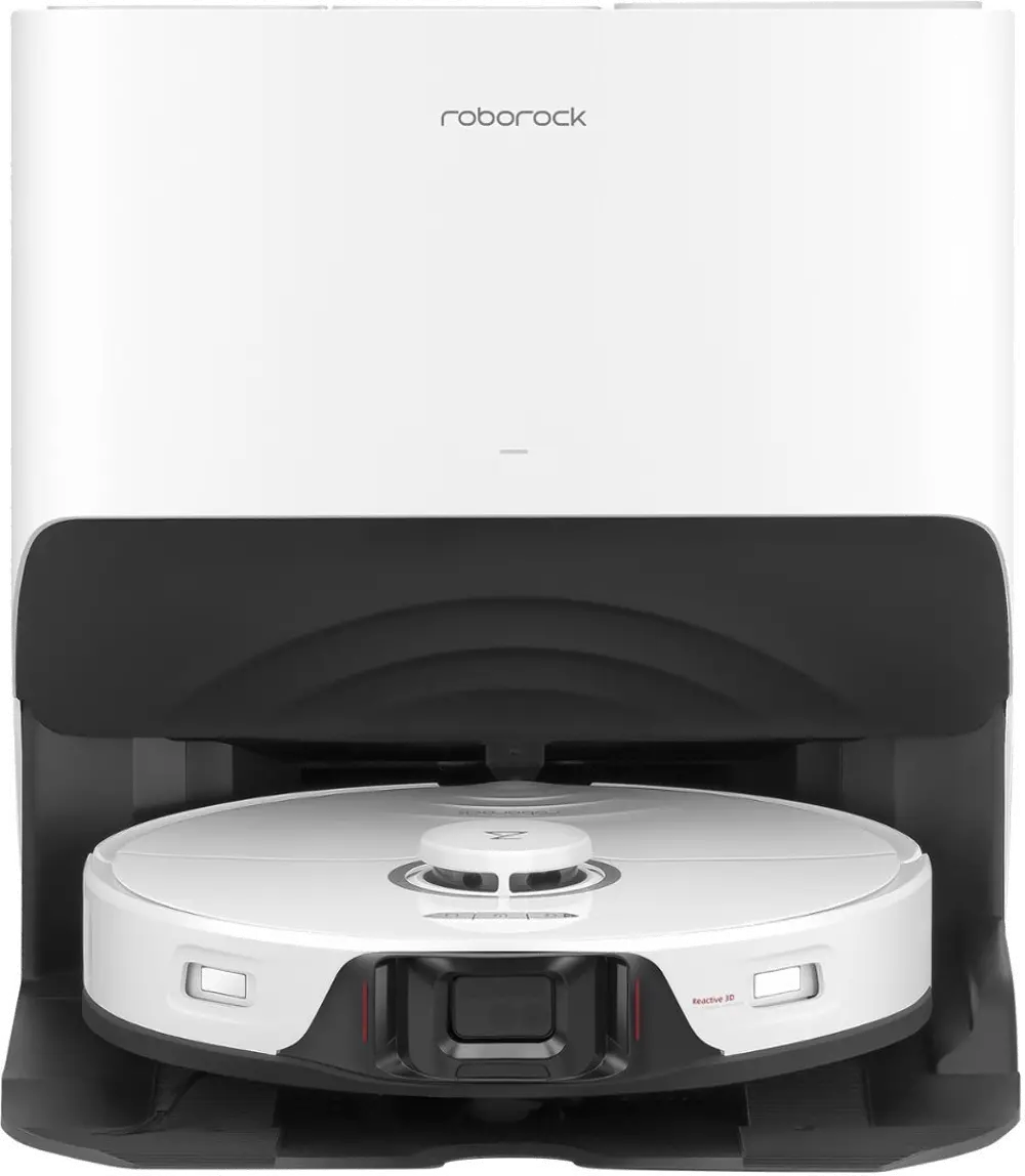 Roborock S8 Pro Ultra-WHT Wi-Fi Connected Robot Vacuum & Mop with RockDock Ultra Dock - White-1