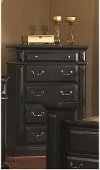 Rustic Classic Black Chest of Drawers - Torreon