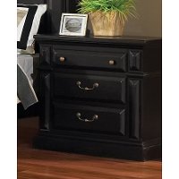 Torreon Black Nightstand
