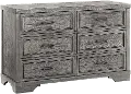 Foundry Pewter Gray Dresser