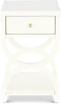 Olivia French White Nightstand