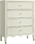 Olivia French White Chest of Drawers