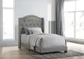 Rhyan Gray Twin Upholstered Bed