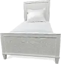 Rosalie White Twin Bed