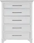 Marina White Chest of Drawers