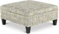 Juno Sea Glass Storage Ottoman