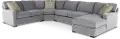 Juno Gray 4 Piece Sectional