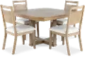 Denver Natural 5 Piece Dining Set