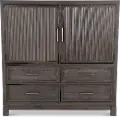 313-BR42 Modern Edge Brown Dressing Chest