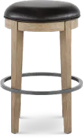 Benton Brown Backless Bar Stool