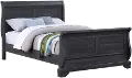 Everton Gray Full Sleigh Bed