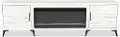 Malibu White 95 Fireplace TV Stand