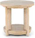 Pacific Grove Sandstone Brown End Table