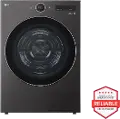DLHC5502B LG 7.8 Cu Ft Smart Electric Ventless Dryer - Black Steel