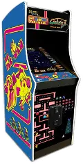 Namco Arcade Machine Ms. Pacman Galaga Pixel Bash Edition