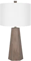 30 Dark Brown Table Lamp