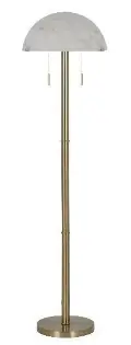 60 Plated Brass Metal Floor Lamp