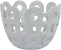 Pierced White Bowl