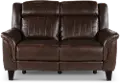 Kimball Chocolate Power Reclining Loveseat