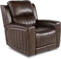 Pierce Chocolate Dark Brown Power Recliner