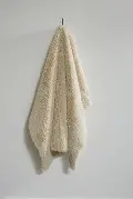 Stephanie Yakety Yak Natural Fur Throw