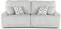 Mondo Silver Manual Reclining Sofa