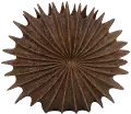 16.25 Brown Round Vase