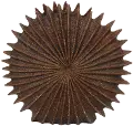 12.75 Brown Round Vase