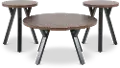 Elbrynn Black and Brown Tables, Set of 3