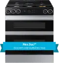 NSY6DG8550SR Samsung Bespoke 6.3 Cu Ft Smart Slide-In Dual Fuel Range - Stainless Steel