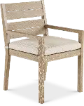 Palm Beach Natural and Beige Patio Dining Chair