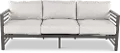 Luca Beige and Black Patio Sofa