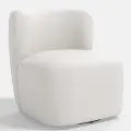 20-10VLVLGHGR Neko Velvet Light Gray Swivel Chair