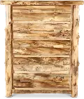 Aspen Natural Log Chest of Drawers