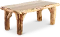 Aspen Natural Log Coffee Table