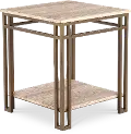 Limestone Brown End Table
