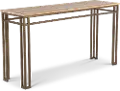Limestone Brown Sofa Table