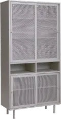 Veep Gray Metal Cabinet