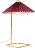 Ciampino Red and Gold Table Lamp