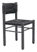 Calvizzano Black Outdoor Dining Chairs, Set of 2