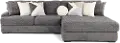 Hendrix Gray 2 Piece Sectional with Double Chaise