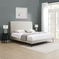 Britta Cream Upholstered King Bed