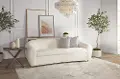 Luciano Ivory Boucle Sofa
