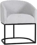 Josephine Light Gray Upholstered Dining Chair