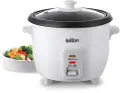 Salton Automatic 6-Cup Rice Cooker - White
